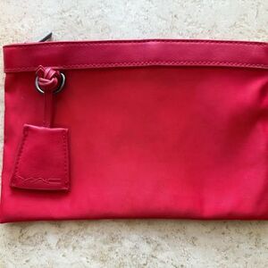 Authentic MAC Small Red Cosmetic Bag – Travel Makeup Pouch